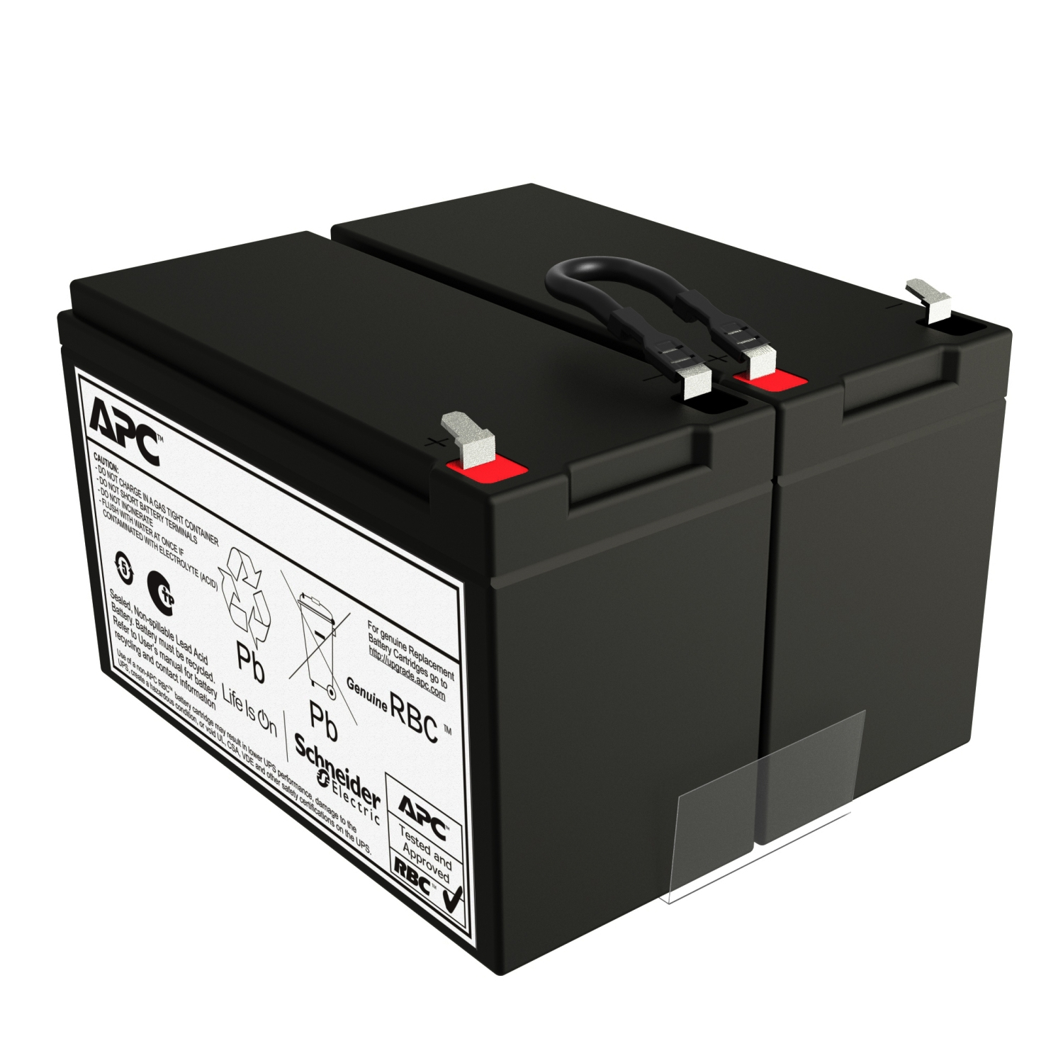 APC REPLACEMENT BATTERY CARTRIDGE #206. VRLA, 7AH, 24V DC, 2YR WARRANTY FOR SMV700/1K UPS APC — view 2