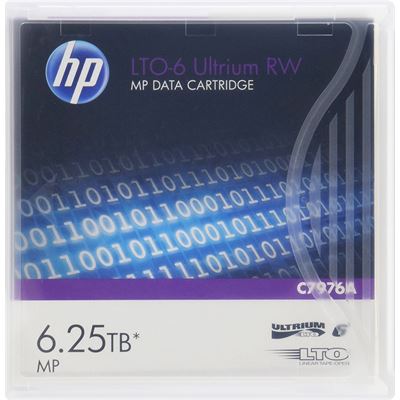 HPE LTO-6 6.25TB RW Data Cartridge HPE — view 1