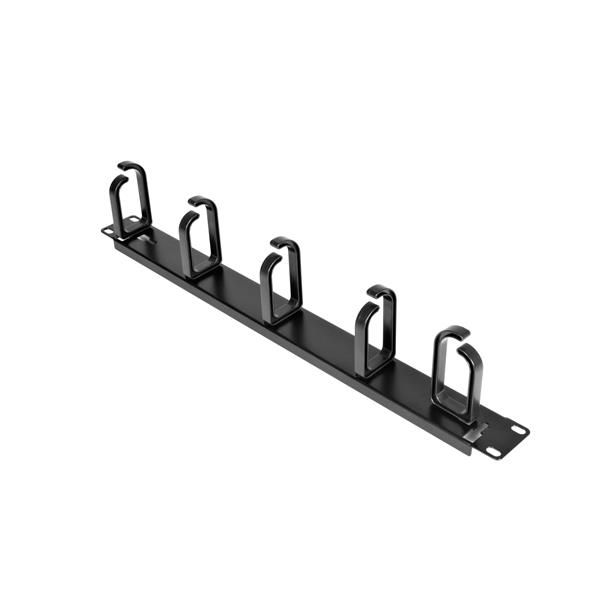 STARTECH.COM 1U 19" RACKMOUNT CABLE MANAGEMENT PANEL-D RING WIRE MANAGEMENT 2 YR STARTECH — view 2