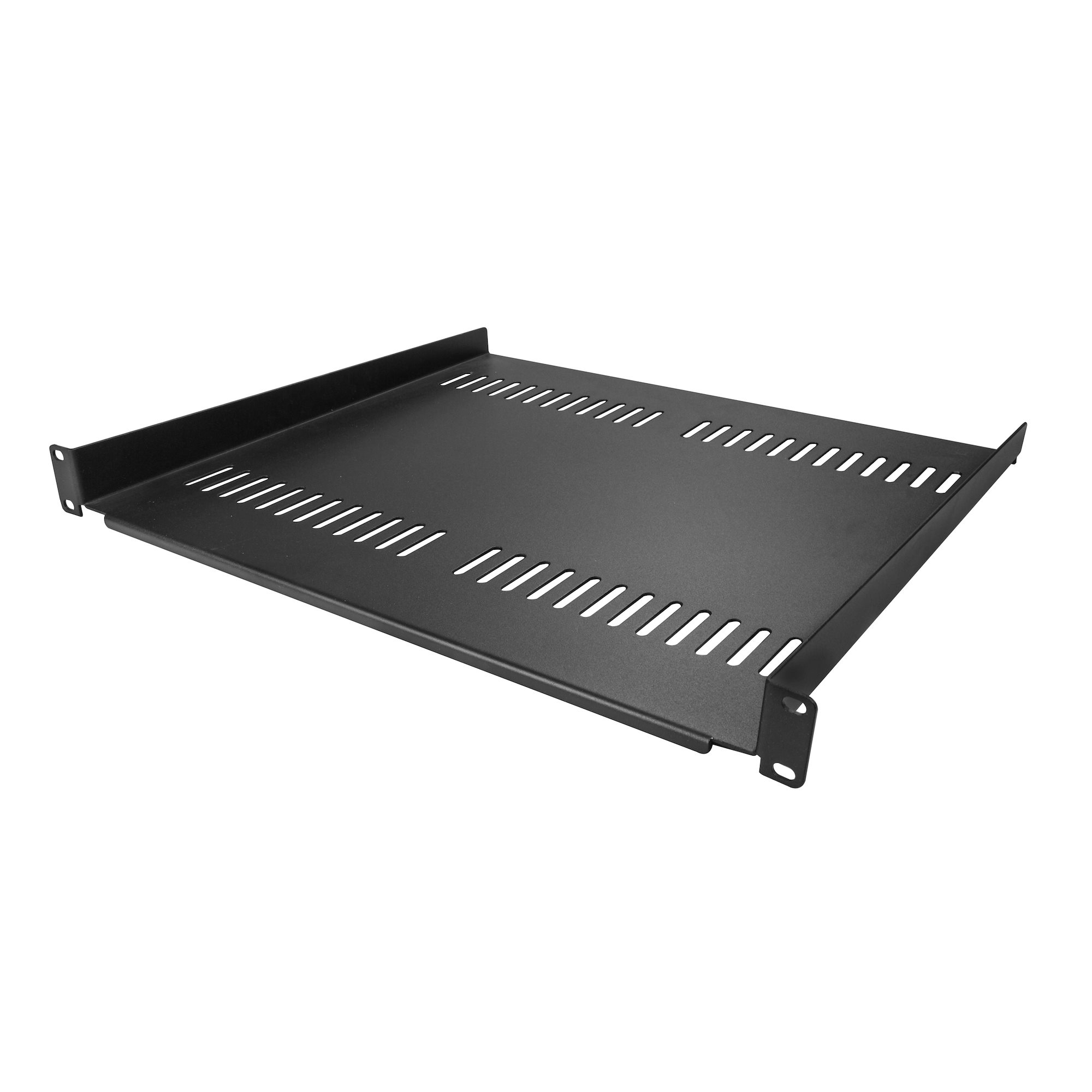 STARTECH.COM 2-PACK 1U SERVER RACK SHELF, VENTED, 44LB/20KG CAPACITY, 16" DEEP, STEEL TRAY STARTECH — view 2