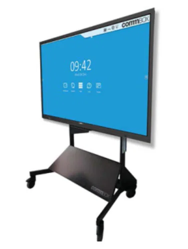 COMMBOX COMBO: 86" S4 CLASSIC 4K INTERACTIVE DISPLAY WITH COMBI MOTORISED STAND COMMBOX — view 2