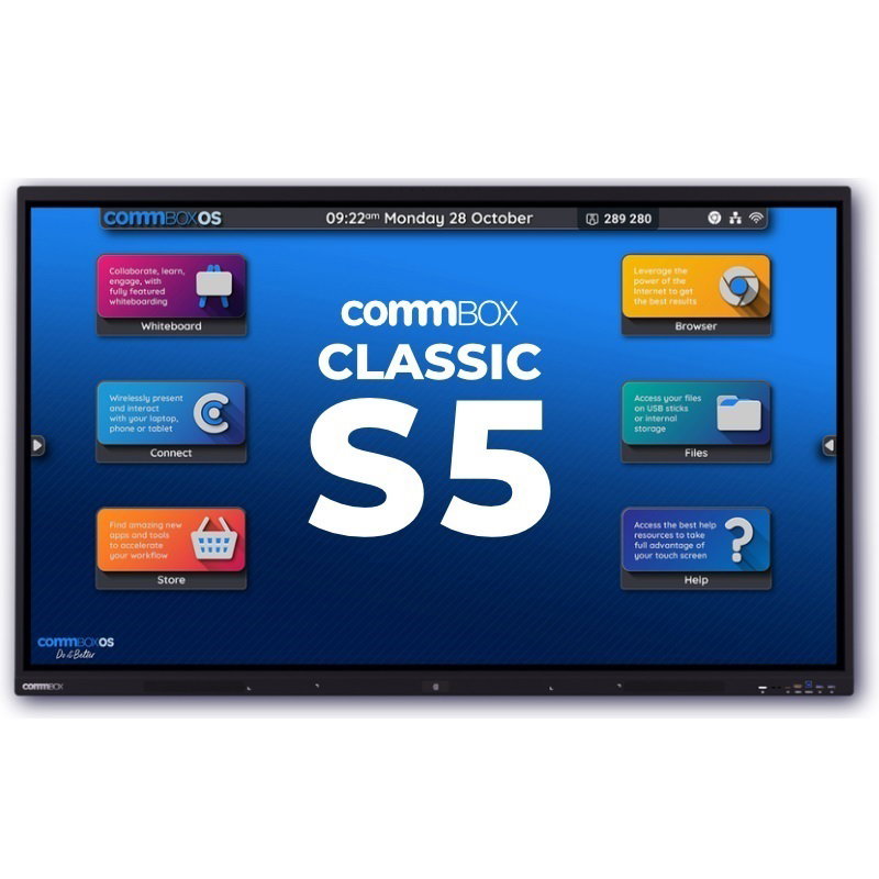 COMMBOX 98" 4K UHD INTERACTIVE CLASSIC DISPLAY (S5), 40-PT TOUCH, ANDROID COMMBOX — view 2