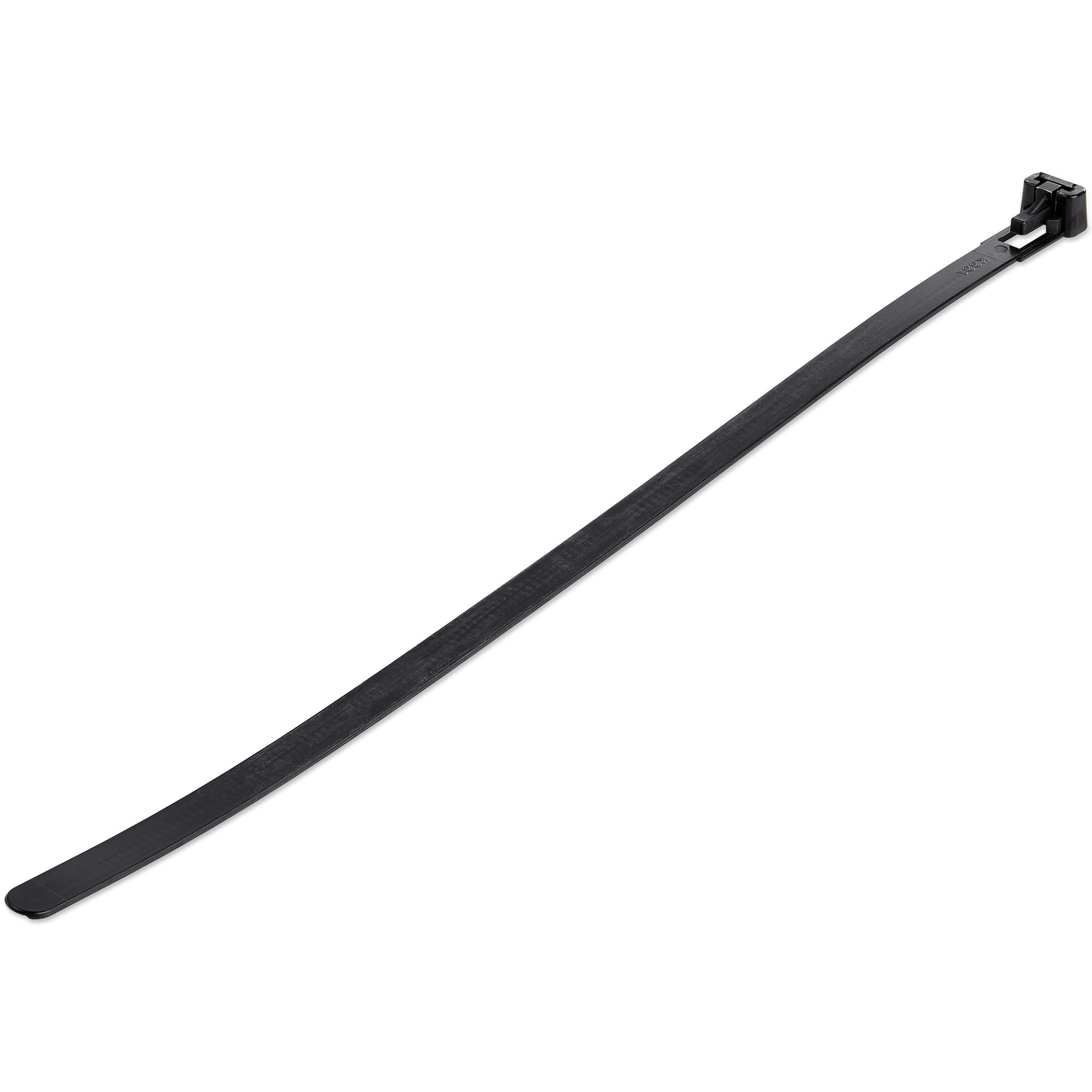 STARTECH.COM 100 PACK OF 25CM RESEALABLE ZIP TIES - BLACK, 2 YR STARTECH — view 2