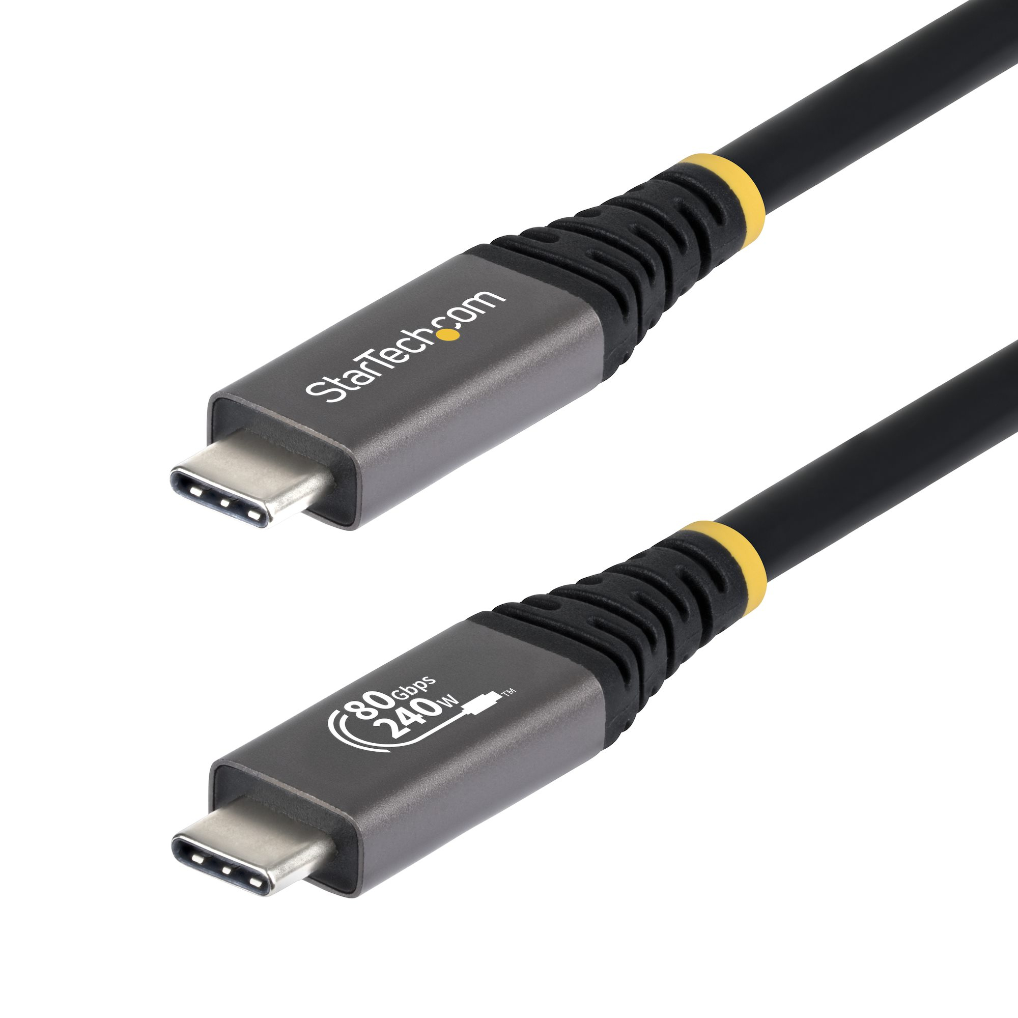 STARTECH.COM 1.5M (5FT) USB4 CABLE, USB-IF CERTIFIED USB-C CORD, 80GBPS, LTW STARTECH — view 2