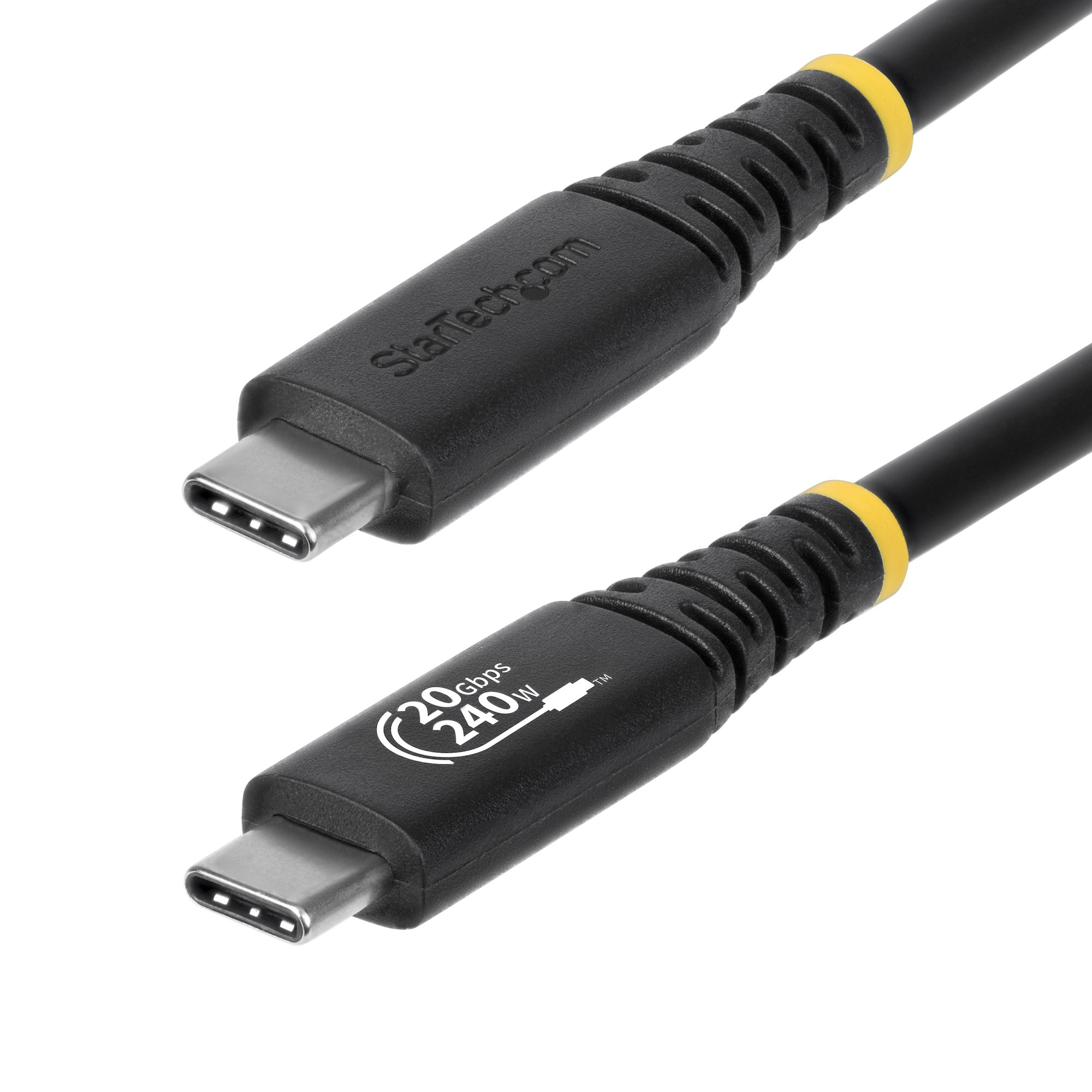 STARTECH.COM 2M (6.6FT) USB4 CABLE, USB-IF CERTIFIED USB-C CABLE, 20GBPS, LTW STARTECH — view 2