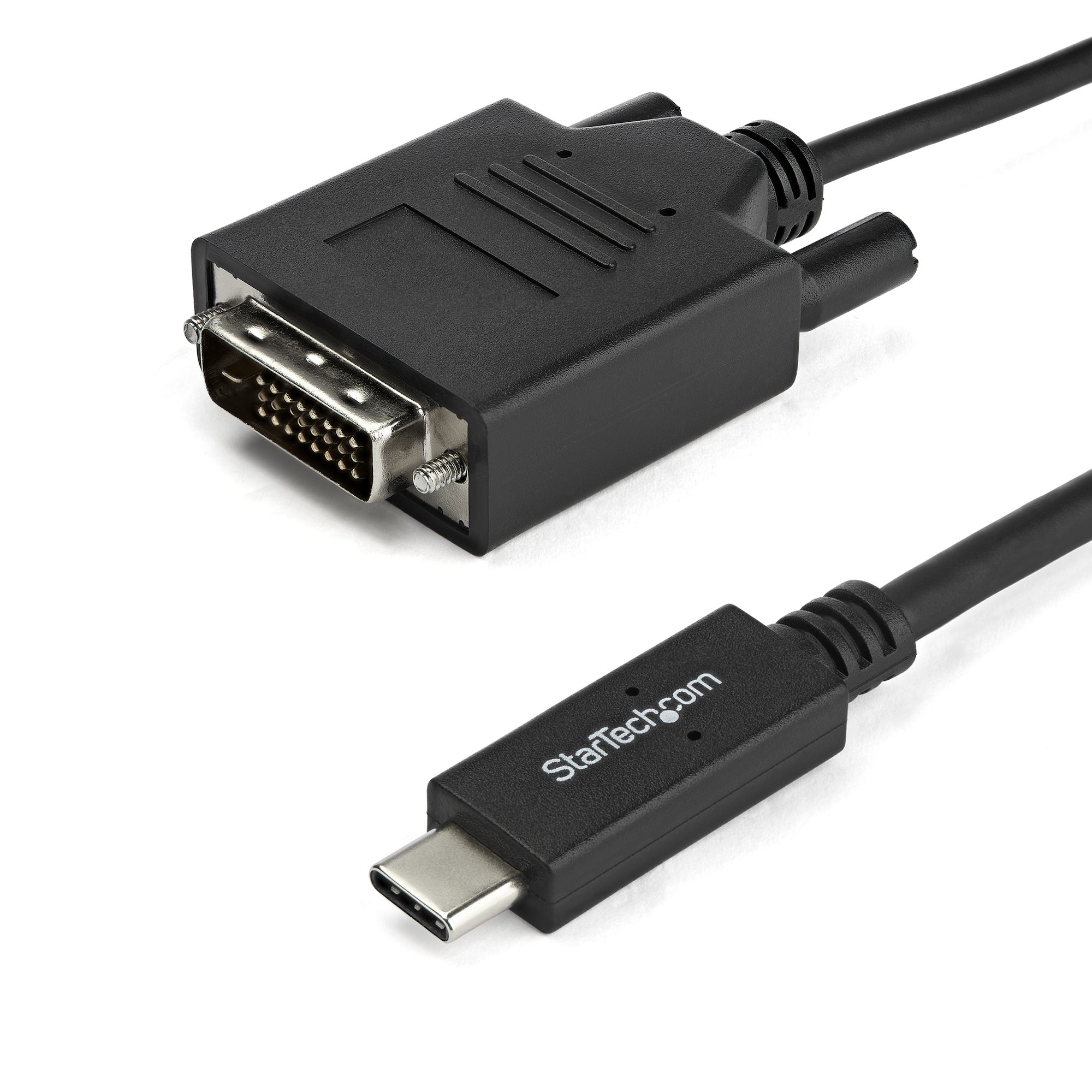 STARTECH.COM 6FT (2M) USB-C TO DVI CABLE - USB TYPE-C TO DVI ADAPTER CABLE 3 YR STARTECH — view 2