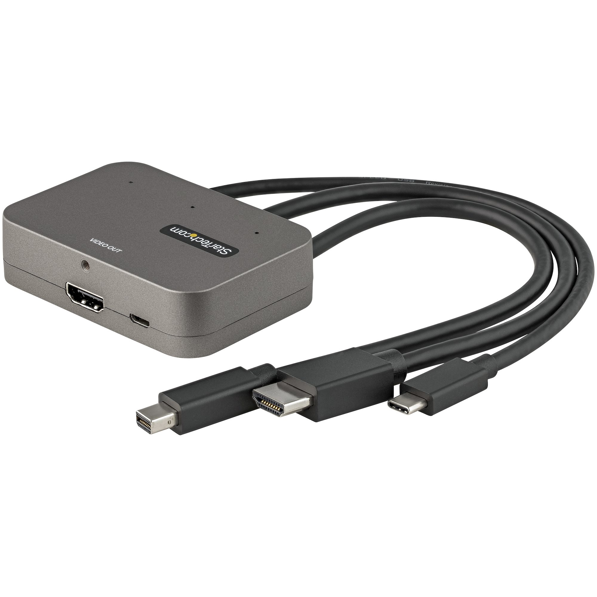 STARTECH.COM MULTIPORT TO HDMI ADAPTER - 4K USB-C, HDMI OR MINI DP TO HDMI 3 YR STARTECH — view 2