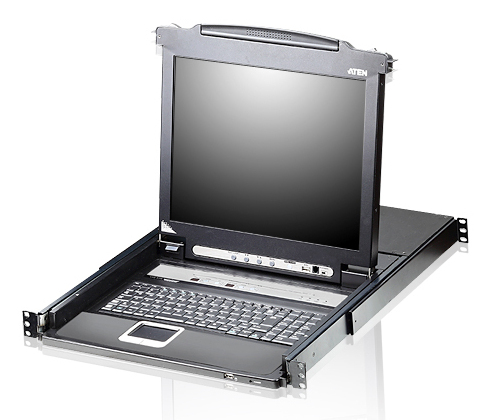 ATEN 17" 16 PORT PS/2-USB VGA SINGLE RAIL LCD KVM SWITCH ATEN — view 2