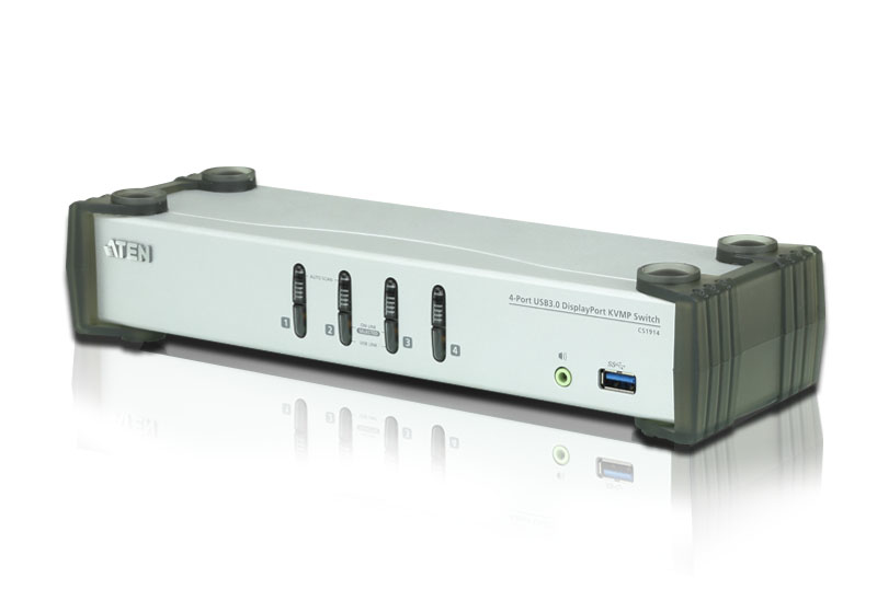 ATEN 4 PORT USB 3.0 4K DISPLAYPORT KVMP ATEN — view 2