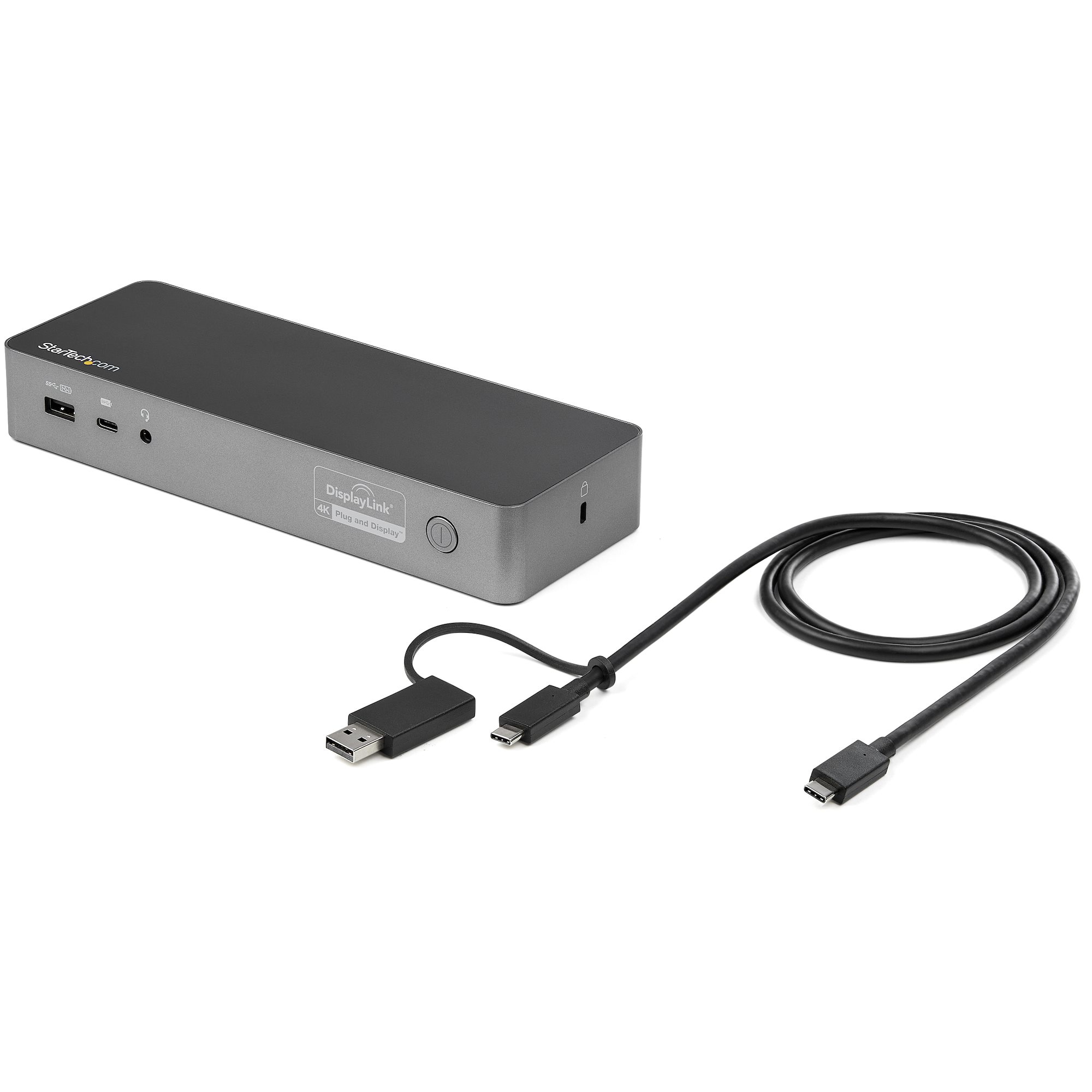 STARTECH.COM USB-A & USB-C HYBRID DOCK DUAL 4K 60HZ HDMI/DISPLAYPORT 60W PD 3 YR STARTECH — view 2