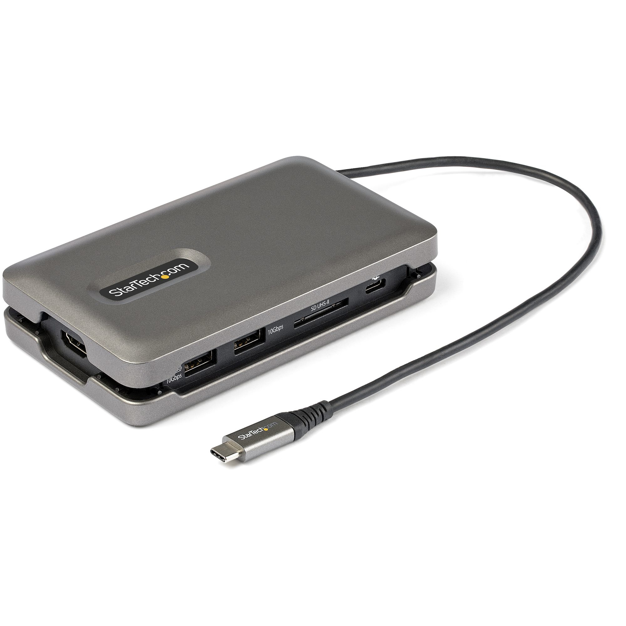 STARTECH.COM USB C MULTIPORT ADAPTER, 4K 60HZ HDMI, 10GBPS USB HUB, 100W PD 3 YR STARTECH — view 2