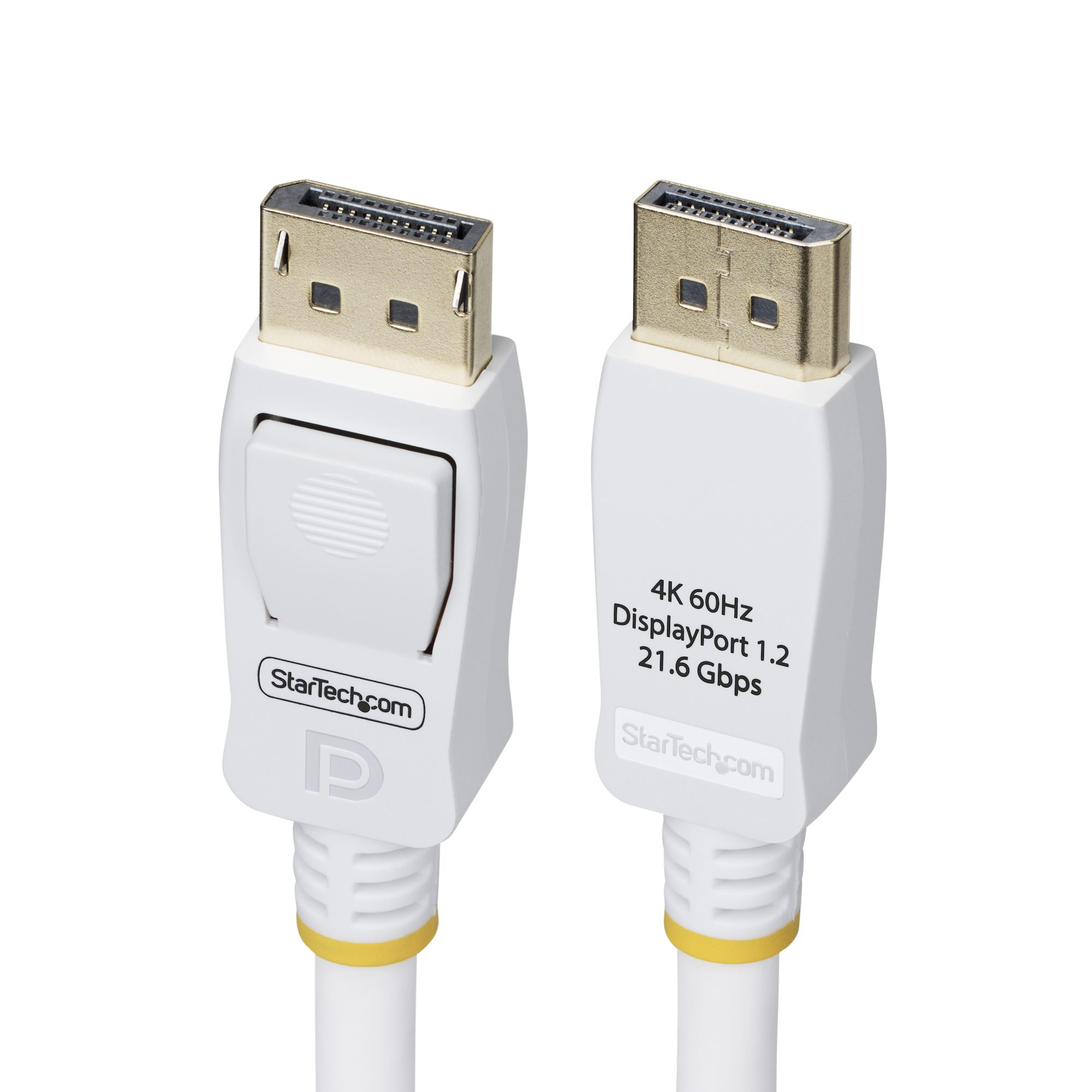 STARTECH.COM 6FT WHITE VESA CERTIFIED DISPLAYPORT 1.2 CABLE WITH LATCHES, LTW STARTECH — view 2