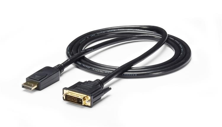 STARTECH.COM 1.8M DISPLAYPORT TO DVI CABLE DP TO DVI-D MONITOR ADAPTER M/M 3 YR STARTECH — view 2