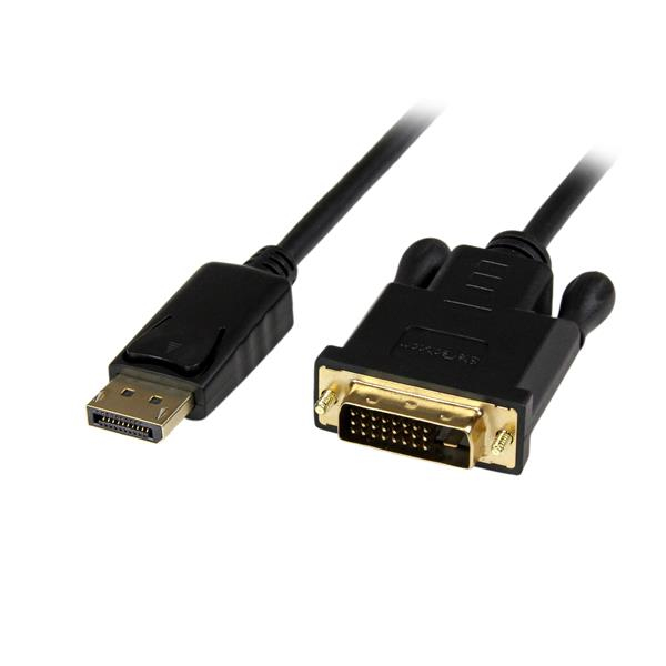 STARTECH.COM 1M DISPLAYPORT TO DVI ADAPTER CABLE - ACTIVE DP 1.2 TO DVI-D 3 YR STARTECH — view 2