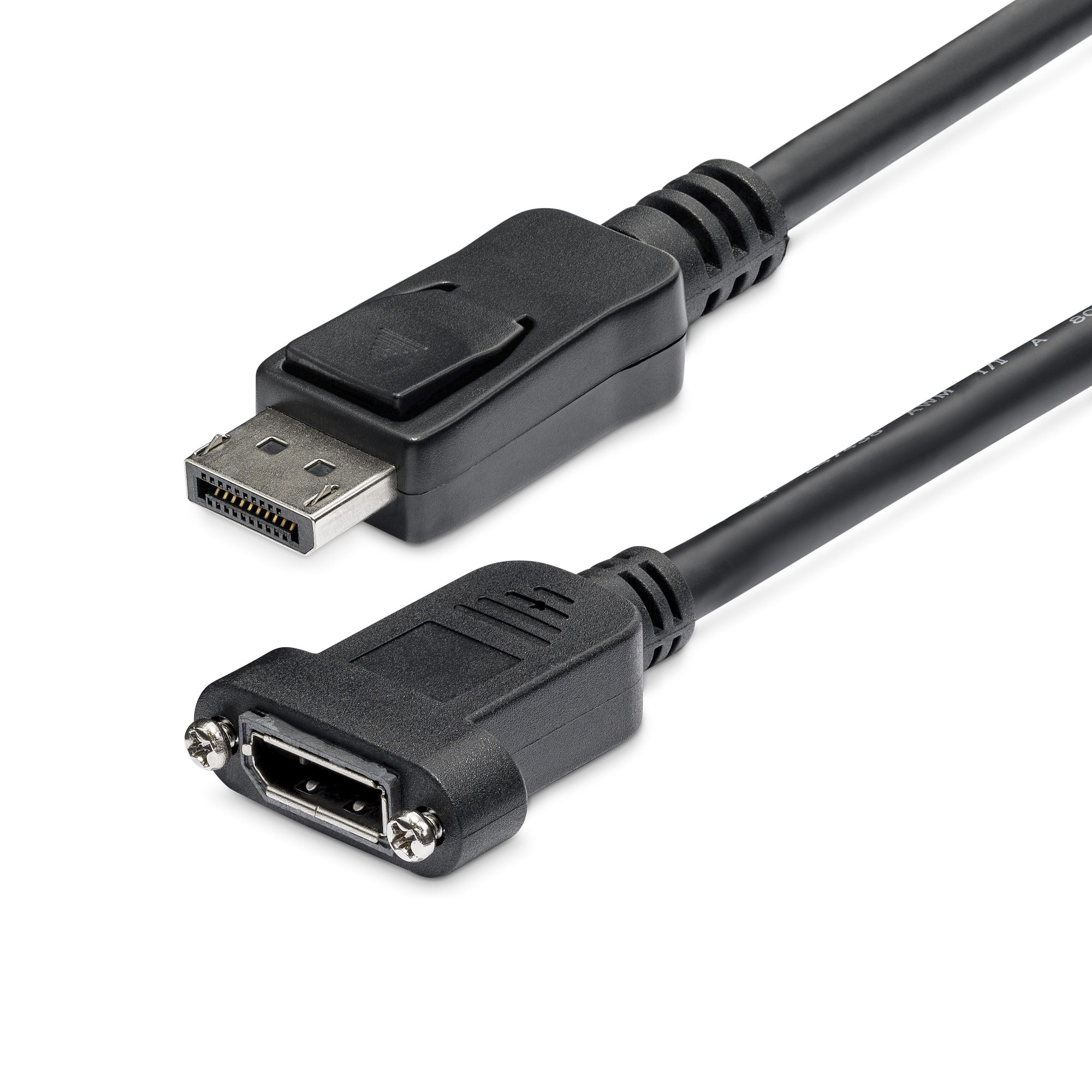 STARTECH.COM 0.9M PANEL MOUNT DISPLAYPORT CABLE, EXTENSION CORD MALE/FEMALE LTW STARTECH — view 2