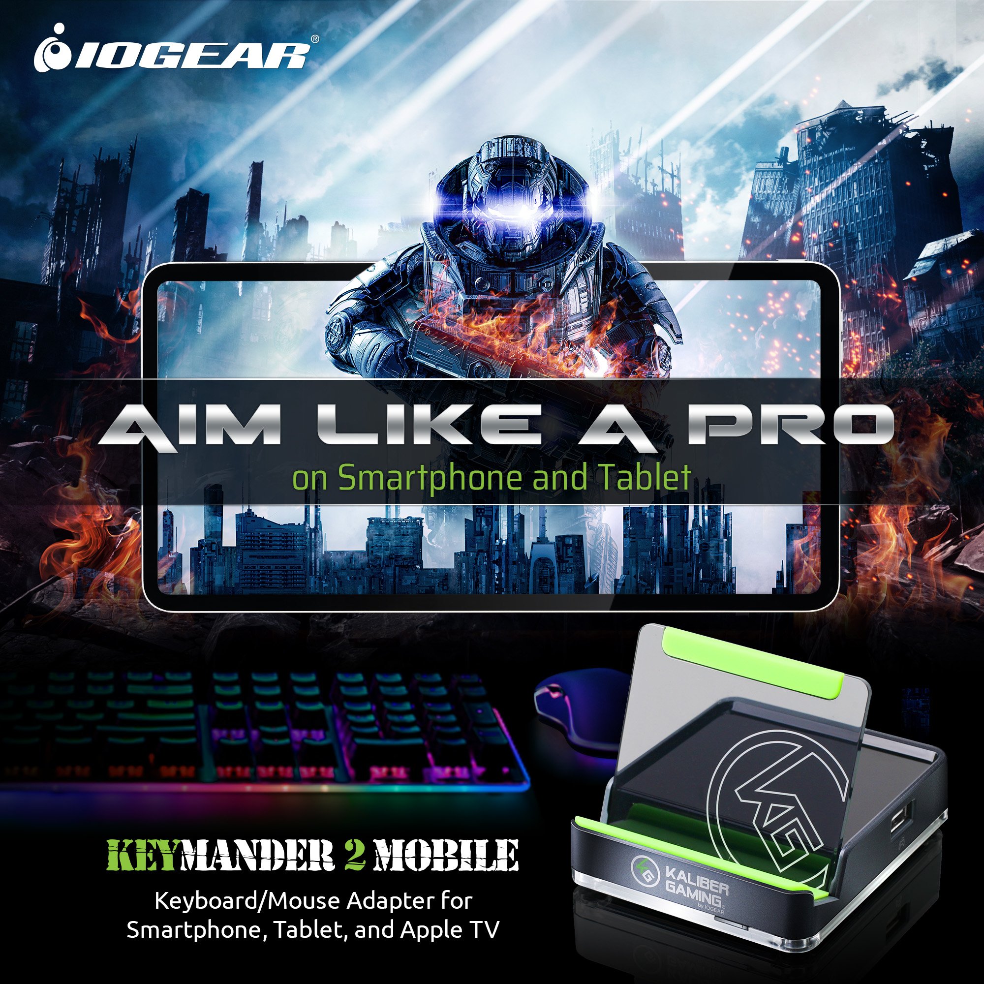 ATEN IOGEAR KEYMANDER 2 MOBILE KEYBOARD/MOUSE ADAPTER ATEN — view 2