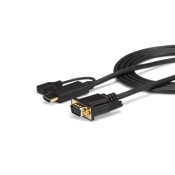 STARTECH.COM 6FT HDMI TO VGA ADAPTER CABLE - ACTIVE VIDEO CONVERTER 1080P 3 YR STARTECH — view 2