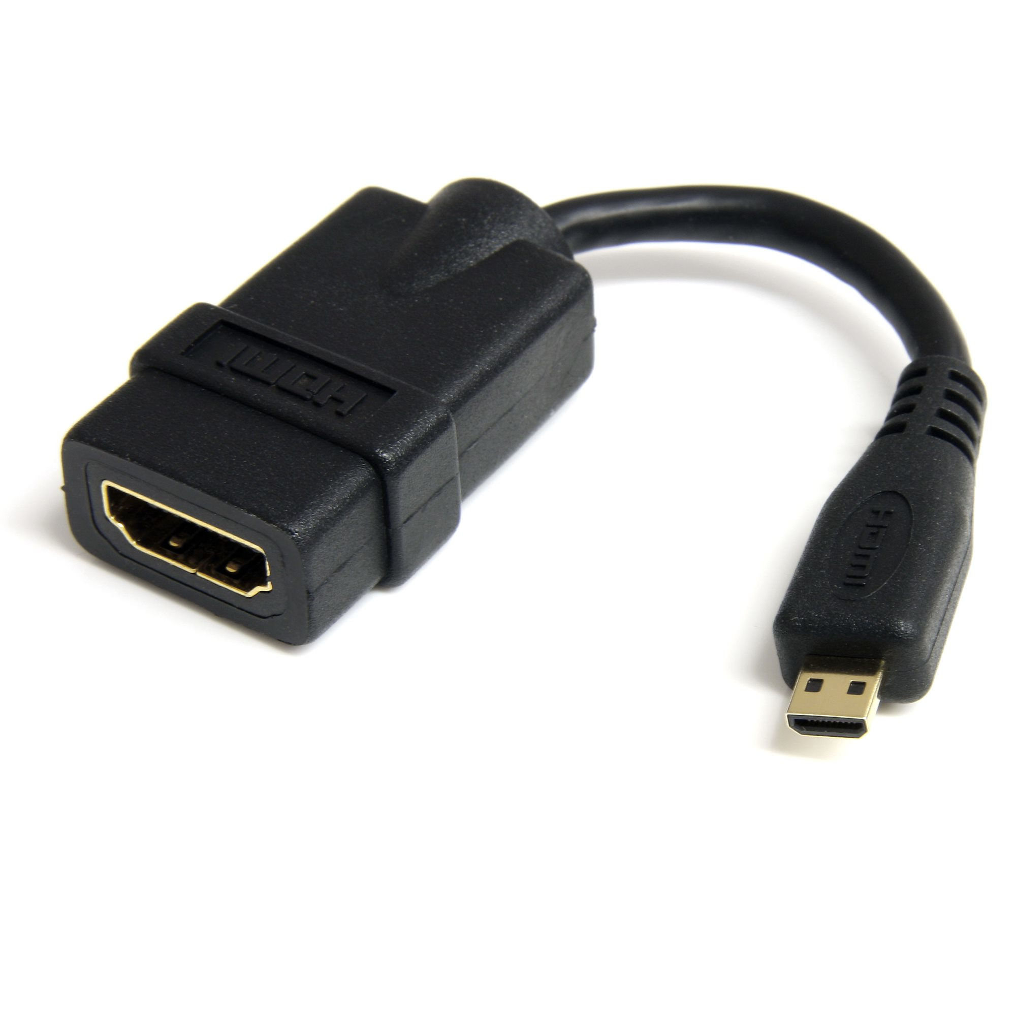 STARTECH.COM MICRO HDMI TO HDMI ADAPTER, 4K HIGH SPEED MICRO HDMI CONVERTER LTW STARTECH — view 2