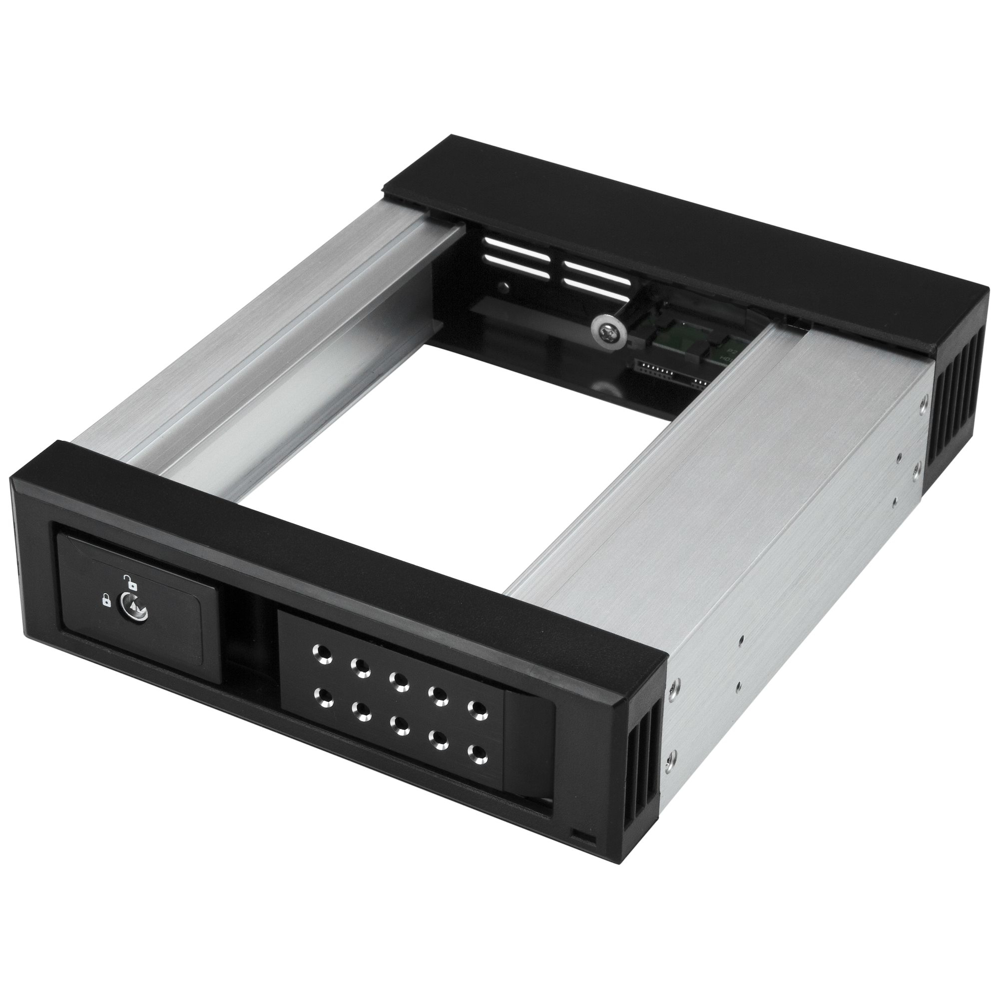 STARTECH.COM 5.25 TO 3.5 DRIVE HOT SWAP BAY - FOR 3.5 SATA/SAS - TRAYLESS, 2 YR STARTECH — view 2