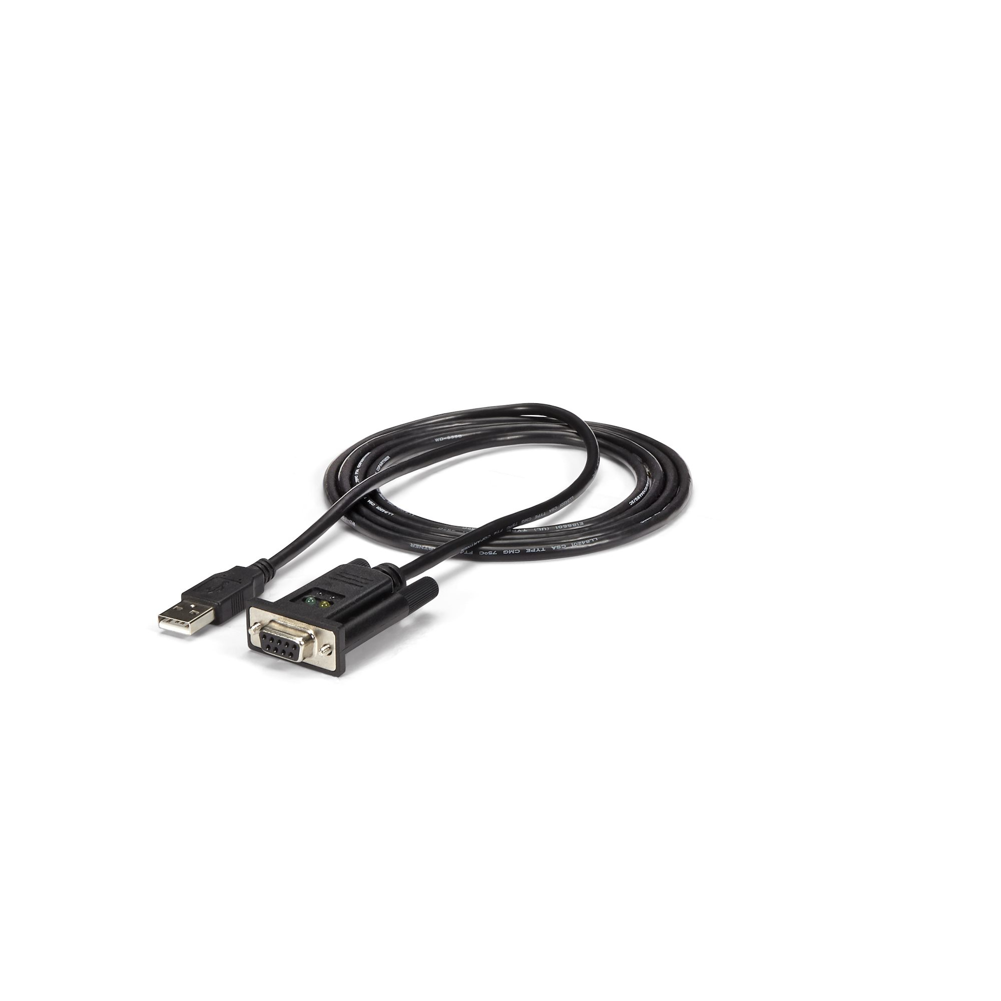 STARTECH.COM USB TO NULL MODEM RS232 DB9 SERIAL DCE ADAPTER CABLE WITH FTDI 2 YR STARTECH — view 1