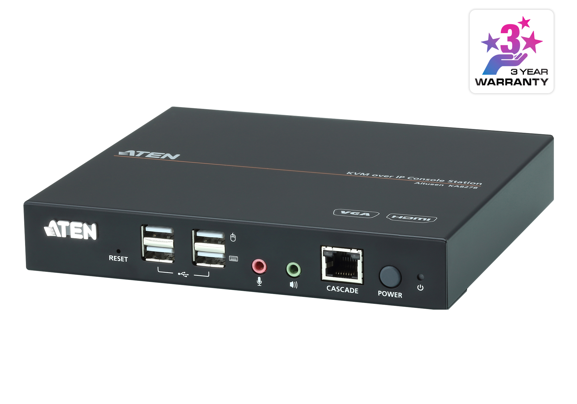 ATEN VGA & HDMI DUAL VIEW USB KVM CONSOLE STATION FOR SELECTED ATEN KN KVM ATEN — view 2