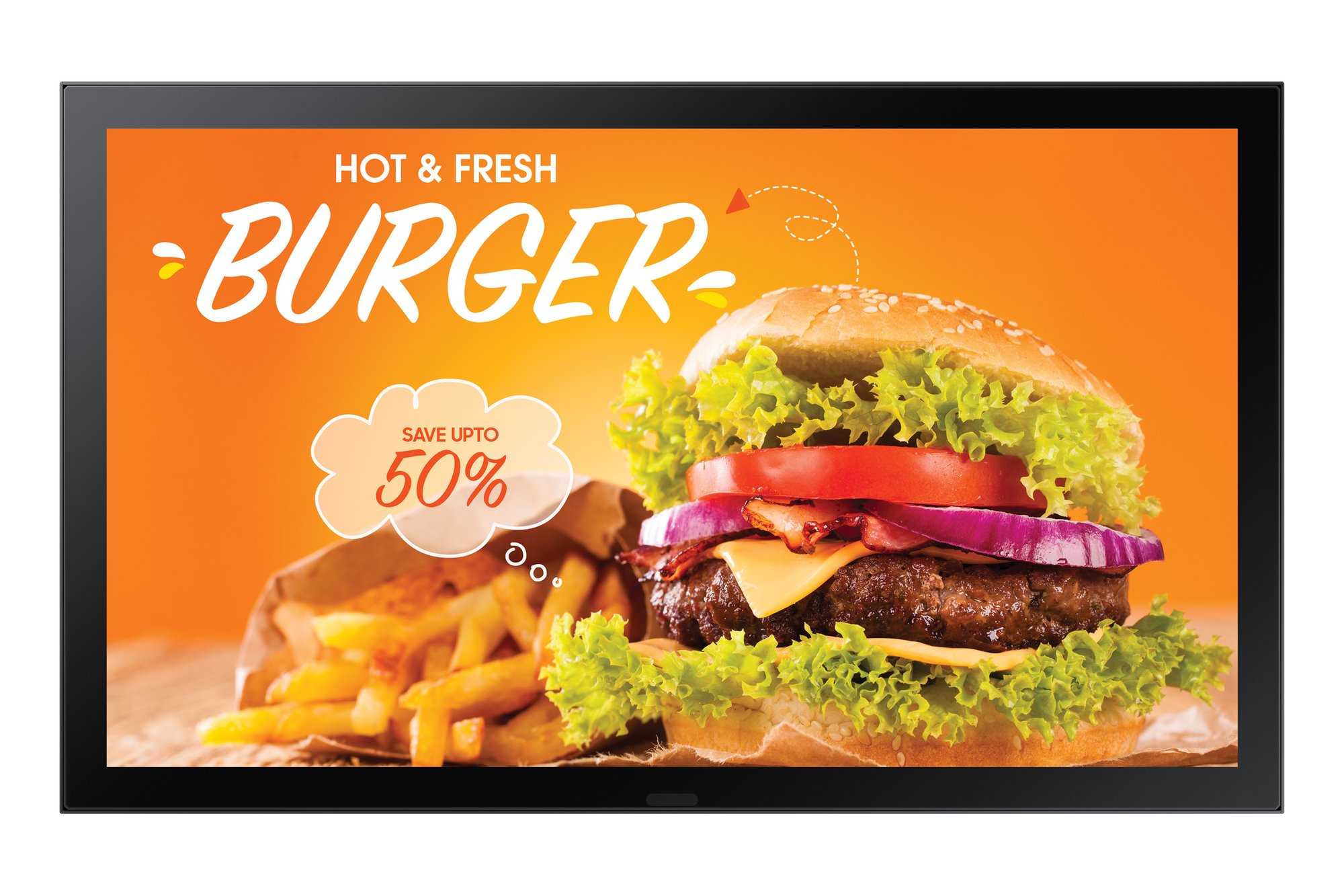 SAMSUNG (OHB) OUTDOOR IP66 DISPLAY, 24" FHD, 1500NITS, HDMI(2), LAN/WI-FI, 24H/7D, 3YR SAMSUNG — view 2