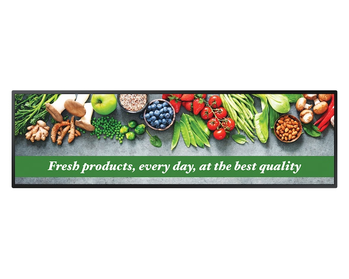 SAMSUNG STRETCH DISPLAY, 37" LED, 1920x540, 700NITS, DP, HDMI, SERIAL, LAN, 24H/7D, 3YR SAMSUNG — view 2