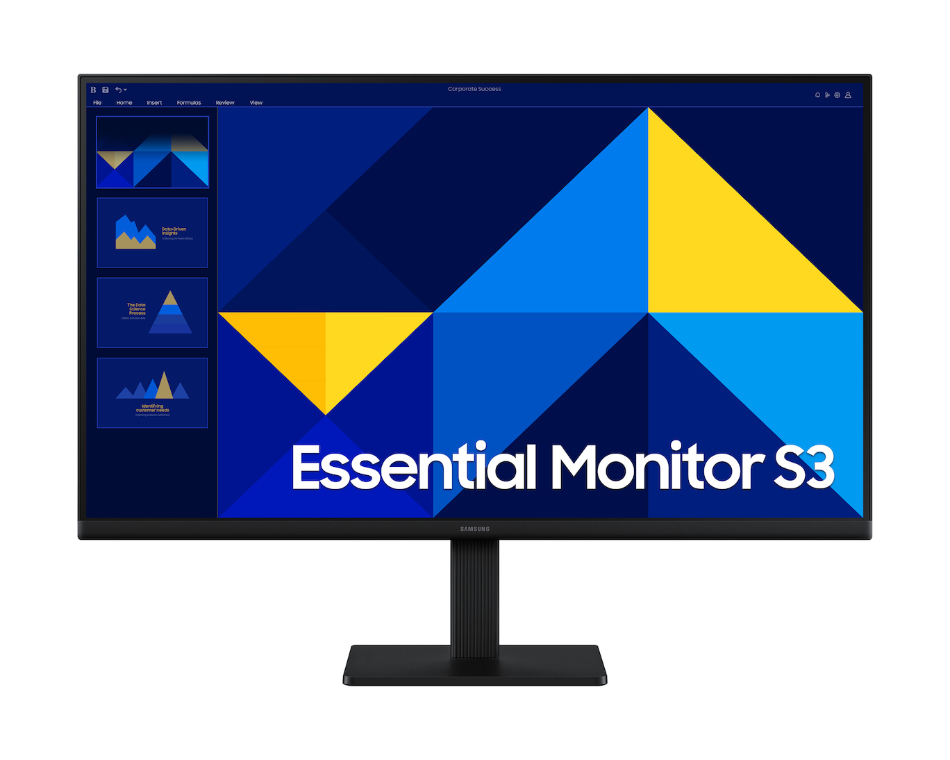 SAMSUNG S3 S30GD 27" (16:9) FHD IPS MONITOR, 100HZ, D-SUB, HDMI, 3YR SAMSUNG — view 2