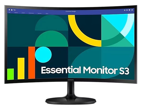 SAMSUNG S3 S36GD 27" CURVE (16:9) FHD VA MONITOR, 1800R, 100HZ, , D-SUB, HDMI, 3YR SAMSUNG — view 2