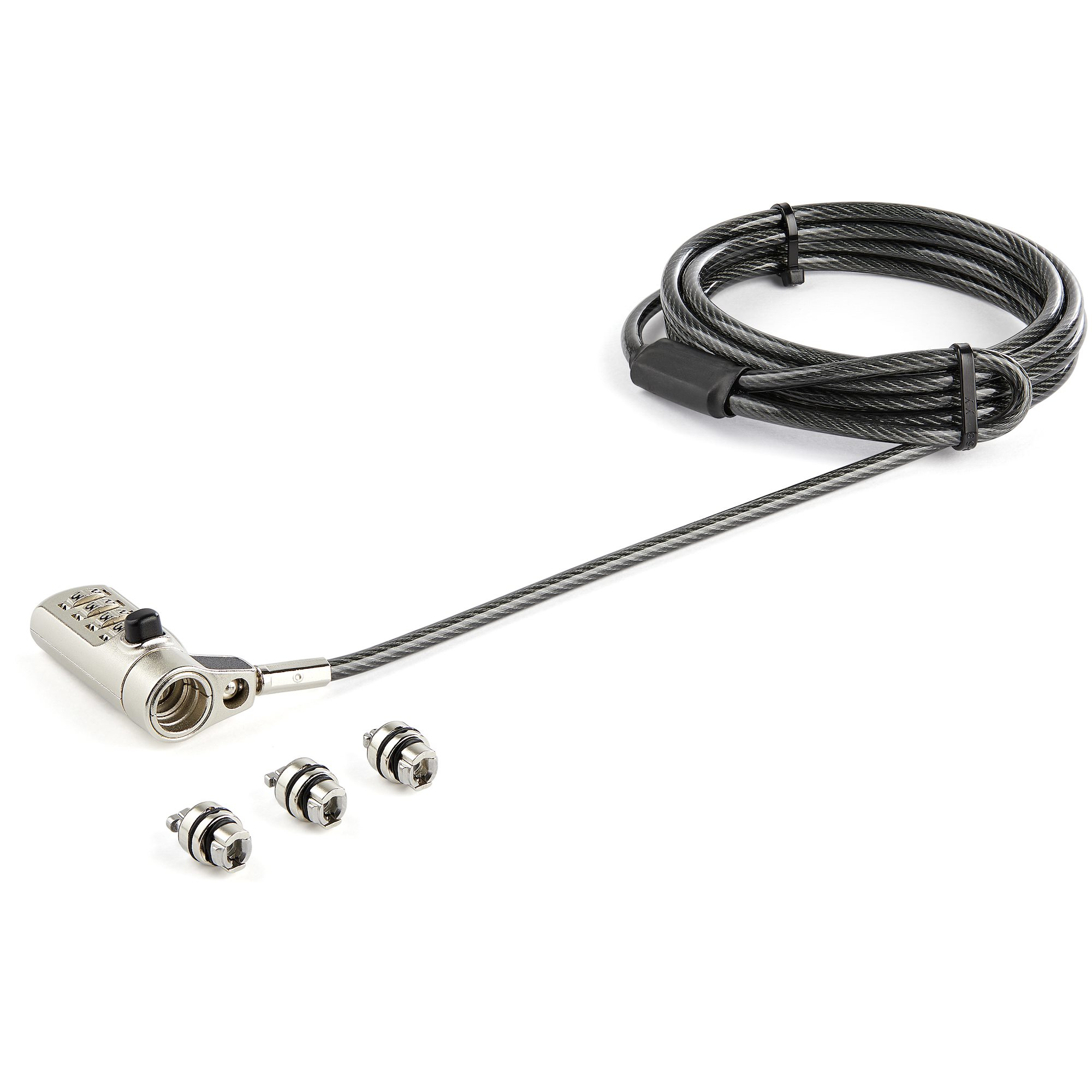 STARTECH.COM UNIVERSAL LAPTOP CABLE LOCK COMBINATION - K-SLOT/NANO/WEDGE 2 YR STARTECH — view 2