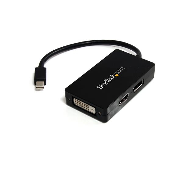 STARTECH.COM 3-IN-1 MINI DISPLAYPORT ADAPTER - MDP TO DP, DVI-D OR HDMI 3 YR STARTECH — view 2