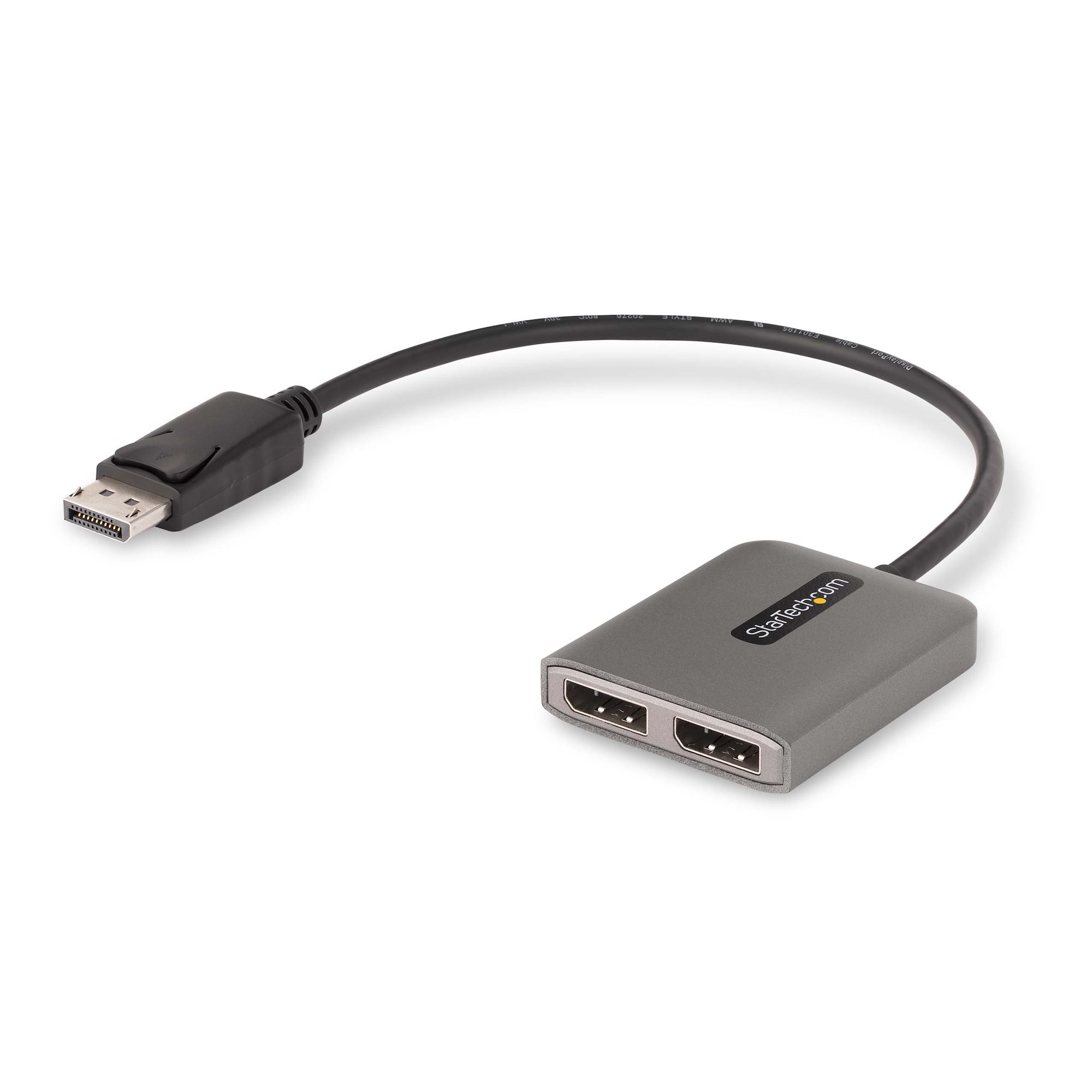 STARTECH.COM 2-PORT DISPLAYPORT MST HUB, DUAL 4K 60HZ MULTI-MONITOR ADAPTER 3 YR STARTECH — view 2