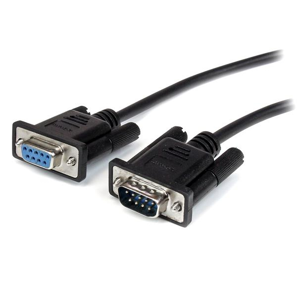 STARTECH.COM 3M BLACK STRAIGHT THROUGH DB9 RS232 SERIAL CABLE - M/F LTW STARTECH — view 2