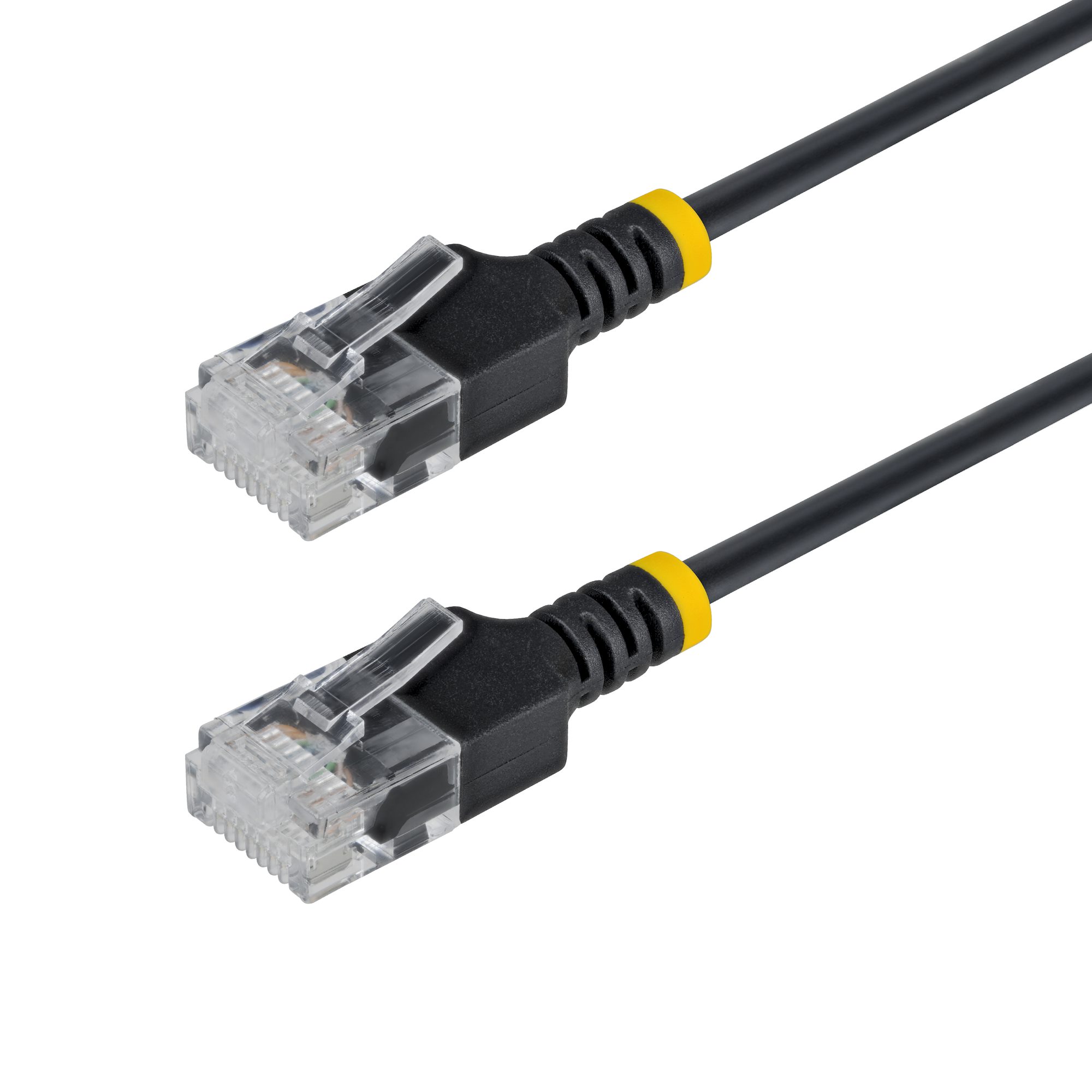 STARTECH.COM 30CM BLACK ULTRA SLIM CAT6A ETHERNET CABLE, RJ45, UTP, LTW STARTECH — view 2