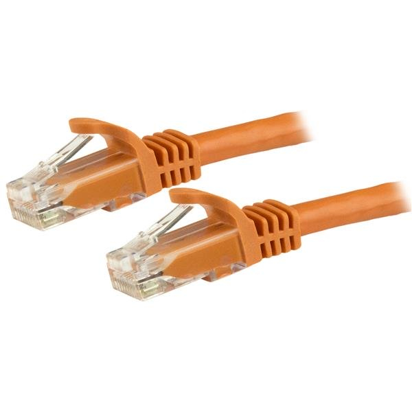 STARTECH.COM CAT6 ETHERNET CABLE 1M ORANGE 650MHZ 100W SNAGLESS PATCH CORD LTW STARTECH — view 2