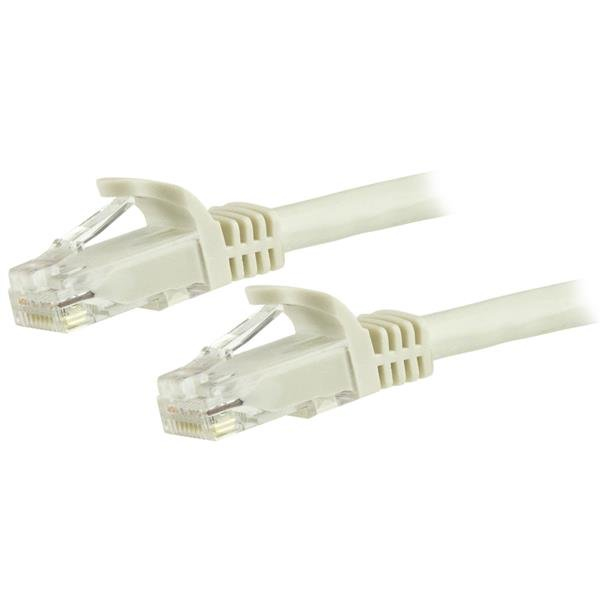 STARTECH.COM 7.5 M CAT6 CABLE - PATCH CORD - WHITE - SNAGLESS, LTW STARTECH — view 2