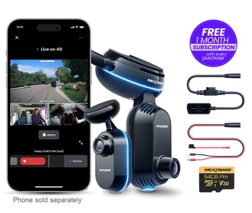 NEXTBASE IQ 4K SMART DASH CAMERA WITH REAR CAMERA BUNDLE NEXTBASE — view 1
