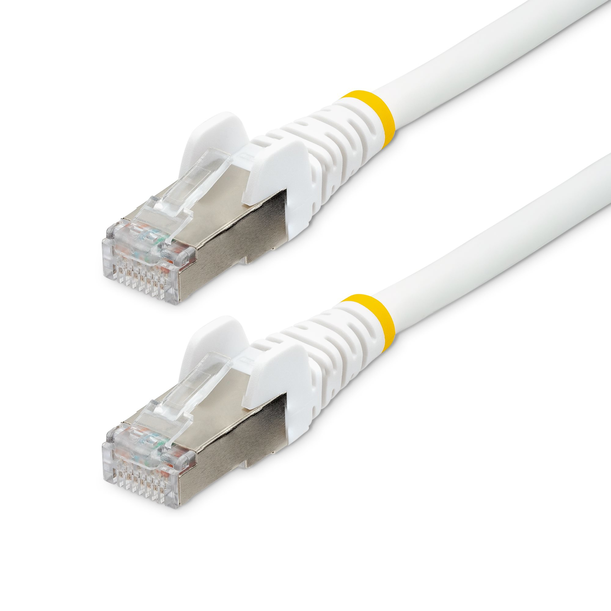 STARTECH.COM 5M LSZH CAT6A ETHERNET CABLE - 10GBE S/FTP 100W POE WHITE LTW STARTECH — view 2