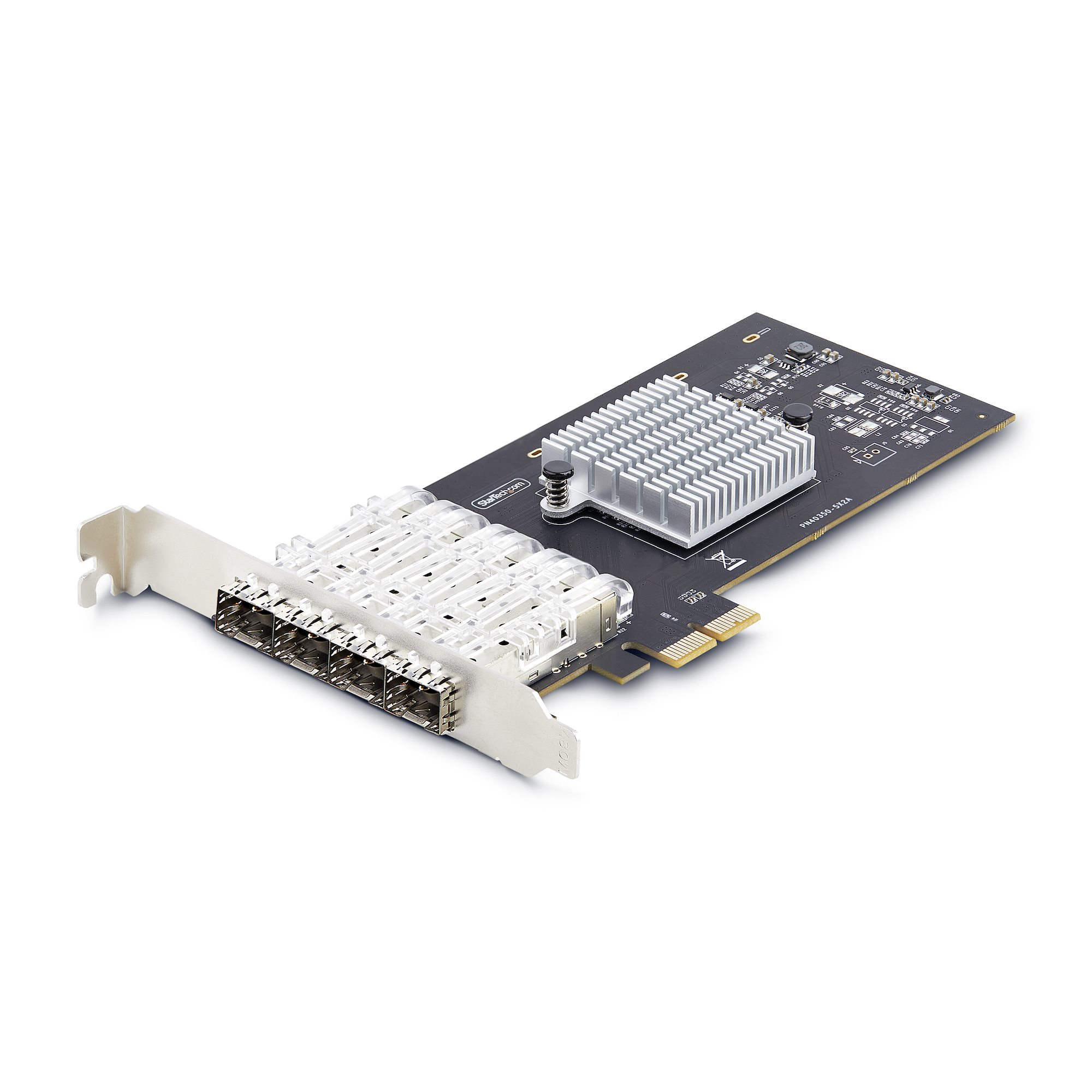 STARTECH.COM 4-PORT GBE SFP NETWORK CARD, PCIE FIBER OPTIC ETHERNET NIC, 2 YR STARTECH — view 2