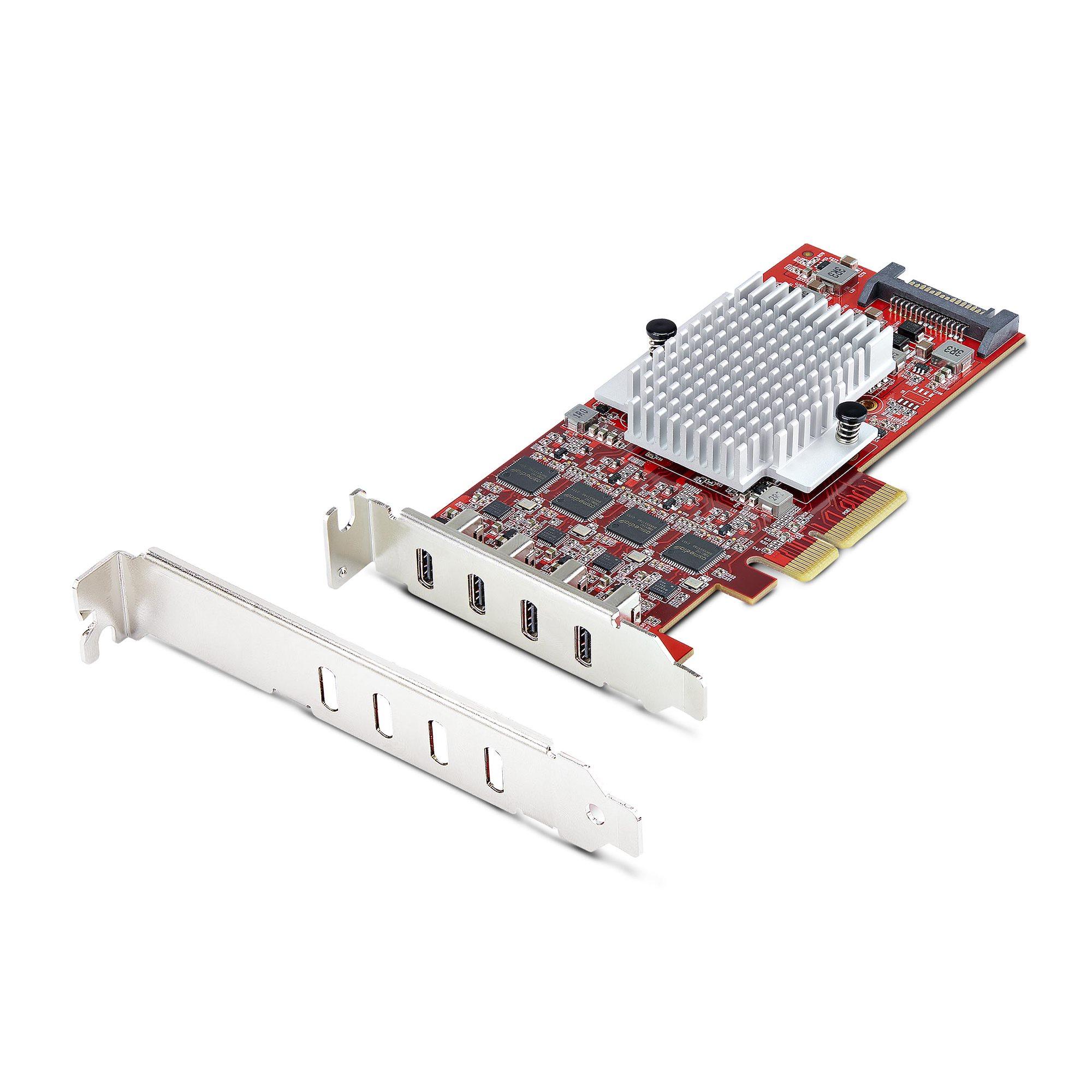 STARTECH.COM 4-PORT USB TYPE-C PCIE CARD, USB-C 10GB, 4X CONTROLLERS, TAA, 2 YR STARTECH — view 2