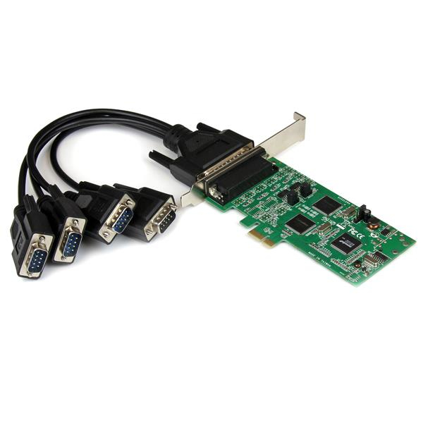 STARTECH.COM 4PORT DUAL PROFILE PCI EXPRESS RS232 RS422 RS485 SERIAL CARD, LTW STARTECH — view 2