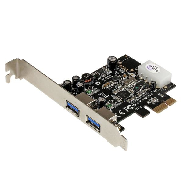 STARTECH.COM 2 PORT PCI EXPRESS (PCIE) USB 3.0 CARD WITH UASP - LP4 POWER 2 YR STARTECH — view 2