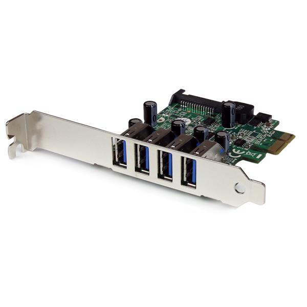 STARTECH.COM 4 PORT PCI EXPRESS PCIE USB 3.0 CARD W/ UASP - SATA POWER 2 YR STARTECH — view 2