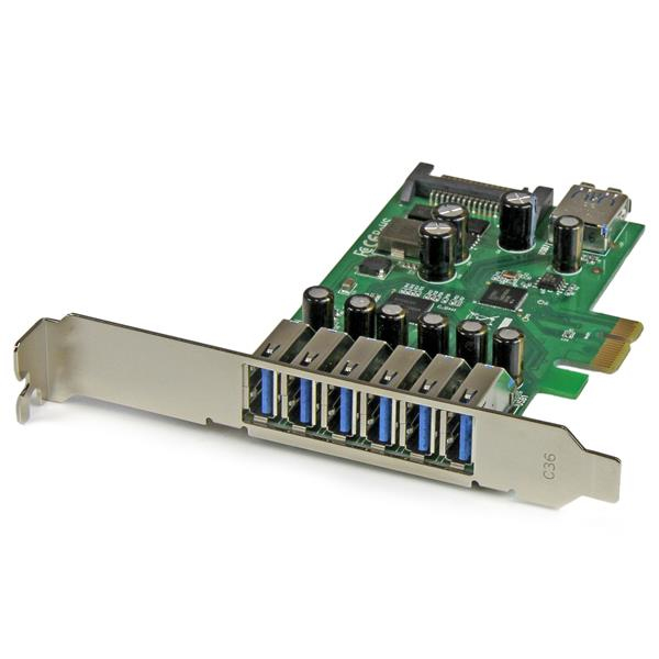 STARTECH.COM 7 PORT PCI EXPRESS USB 3.0 CARD - STANDARD & LOW-PROFILE 2 YR STARTECH — view 2