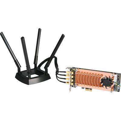 QNAP DUAL-BAND AC2600 WIRELESS CARD-X53BE,X63,X63U,X73,X73U,TS-X77,TS-1677X,TVS-X82(T),X80 QNAP — view 2