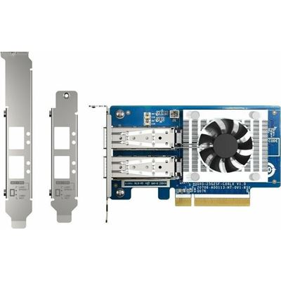 QNAP DUAL-PORT SFP28 25GBE NETWORK EXPANSION CARD; LOW-PROFILE FORM FACTOR; PCIE GEN4 X8 QNAP — view 2
