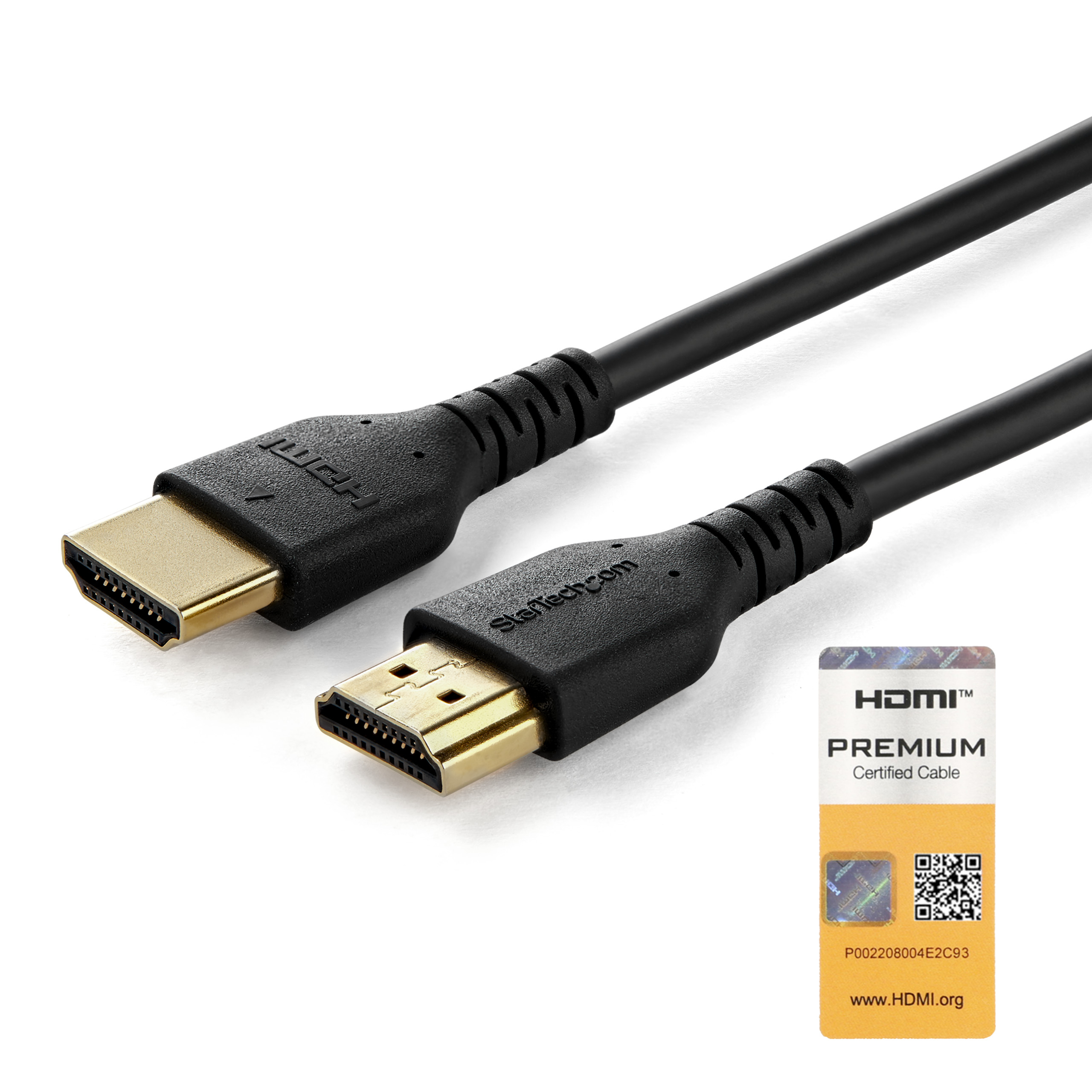 STARTECH.COM 1M PREMIUM HDMI 2.0 CABLE W/ETHERNET - 3FT HDR 4K 60HZ DURABLE LTW STARTECH — view 2