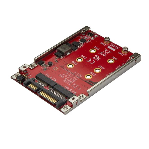 STARTECH.COM DUAL-SLOT M.2 TO SATA ADAPTER - M.2 ADAPTER - RAID 2 YR STARTECH — view 2