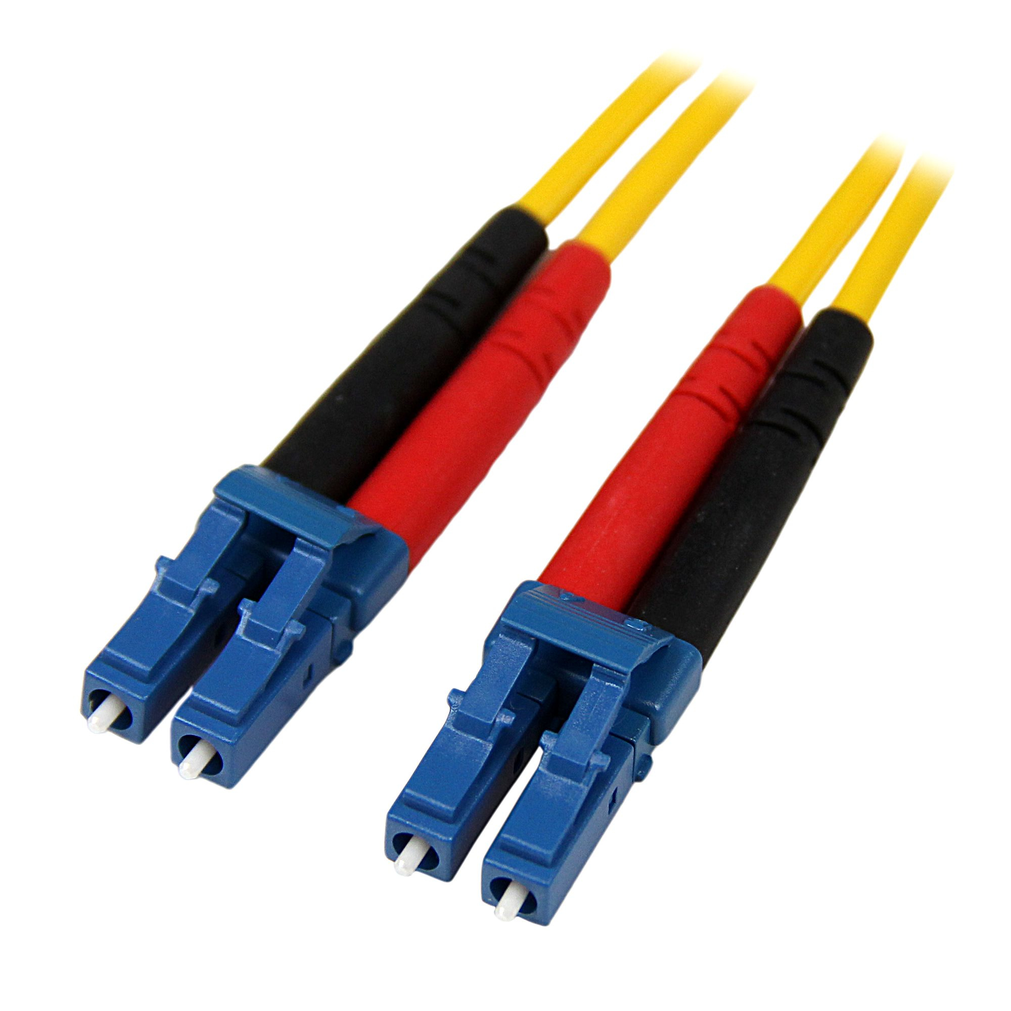 STARTECH.COM 1M FIBER OPTIC CABLE - SINGLE-MODE DUPLEX 9/125 LSZH - LC/LC, LTW STARTECH — view 2