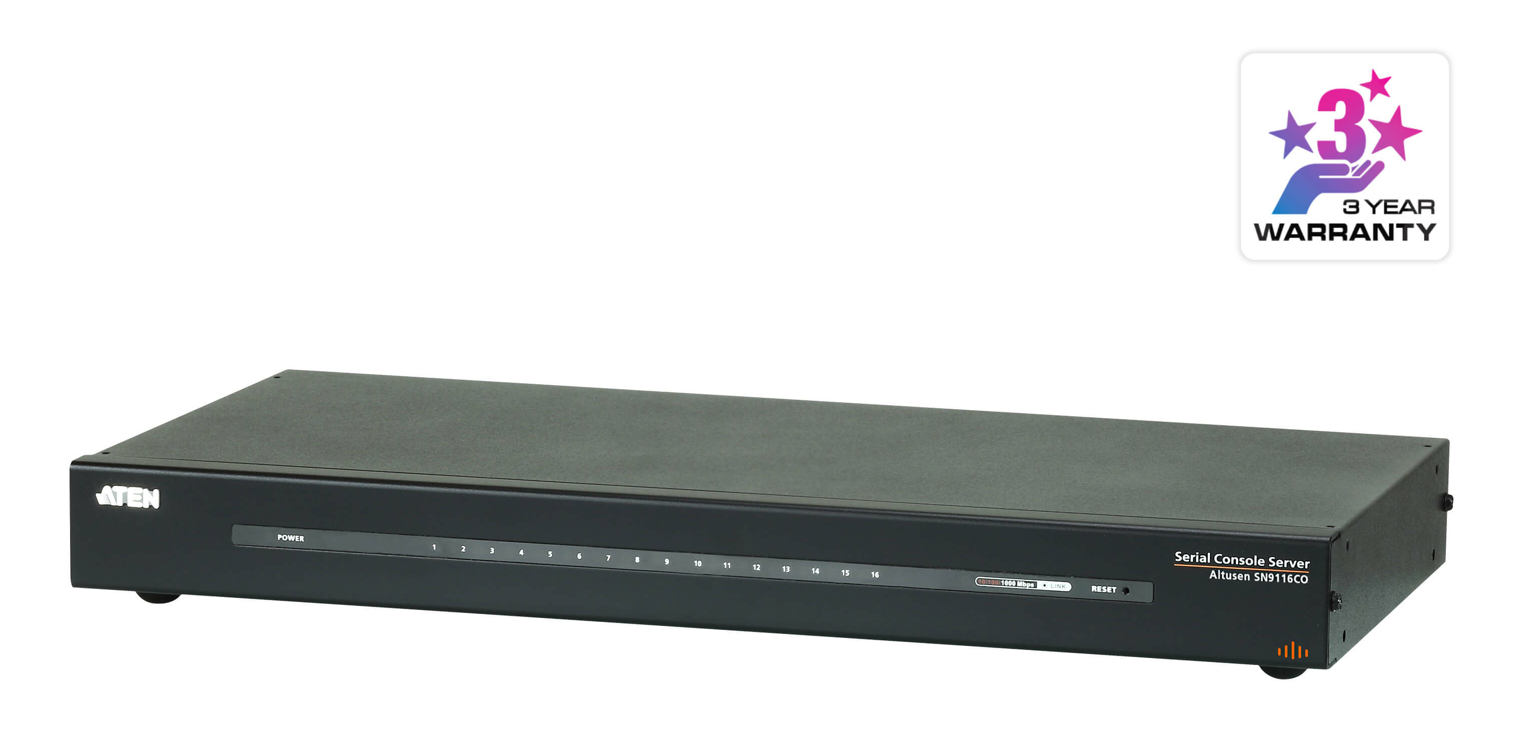 ATEN 16 PORT SERIAL CONSOLE SERVER OVER IP WITH AC POWER ATEN — view 2